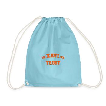Xavi Wir vertrauen Graphic Tee - Turnbeutel - Aqua - Vorne