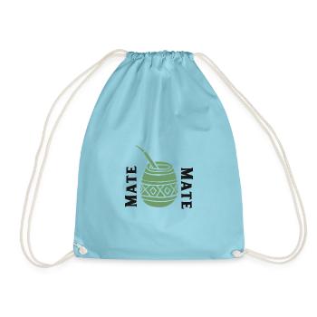 Mate Tee - Turnbeutel - Aqua - Vorne