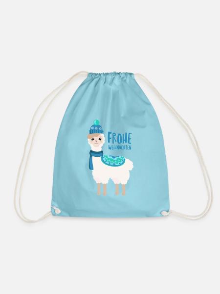 Frohe Weihnachten von Kinderlieder mit Bobby - Turnbeutel - Aqua