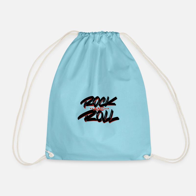 Rock'n'Roll - Turnbeutel - Aqua