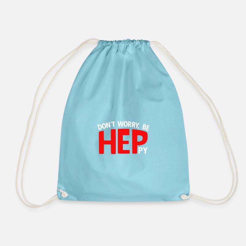 Curative Education Nurse Sayings HEP - Drawstring Bag - aqua
