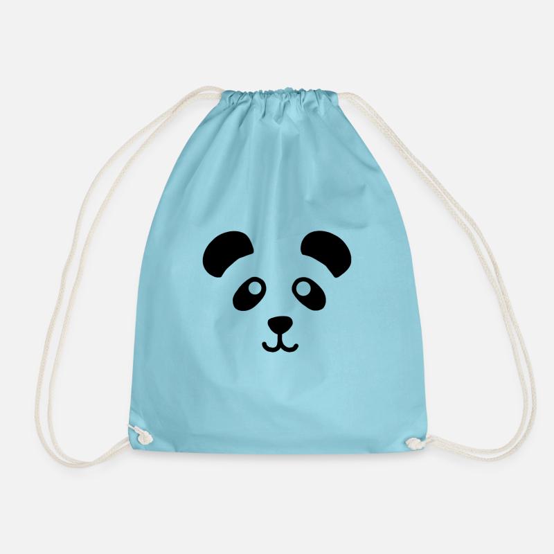 Panda - Turnbeutel - Aqua