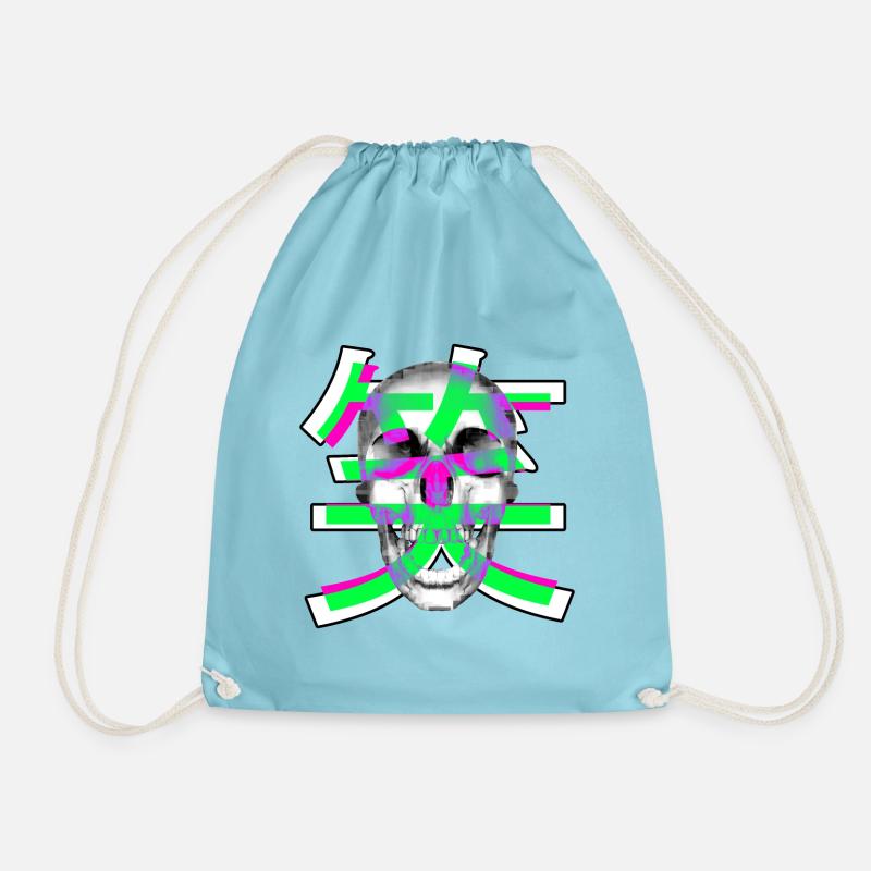 Shou - Drawstring Bag - aqua
