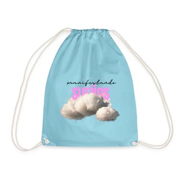 MANIFESTING DREAMS - Drawstring Bag - aqua - Front