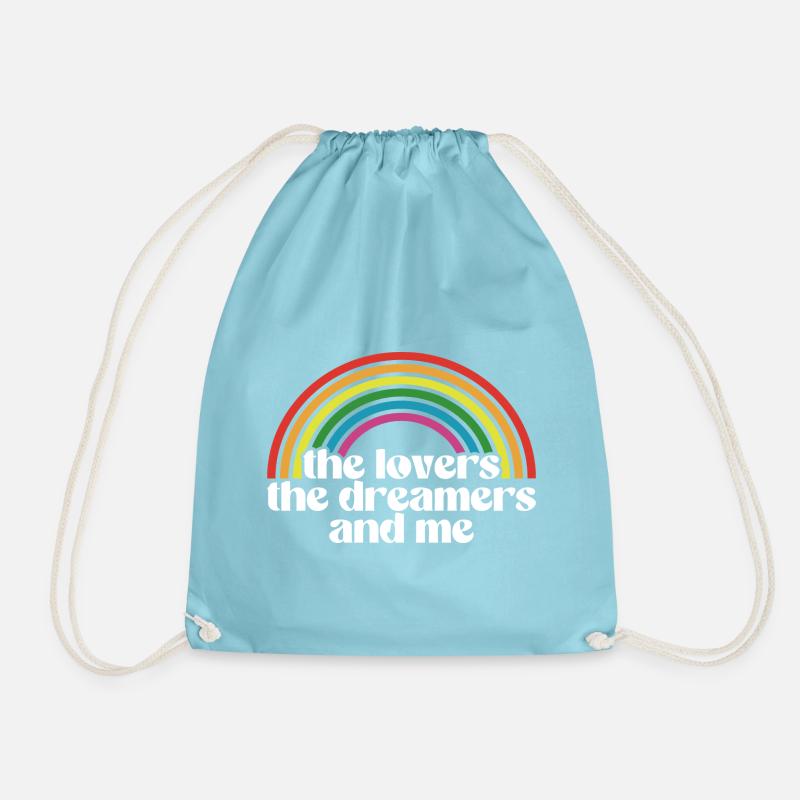 Rainbow Connection: Die Liebenden, Die Träumer und ich - Turnbeutel - Aqua