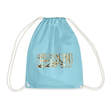 la ilaha illa ALLAH GOld - Sac de sport léger - aqua - Devant