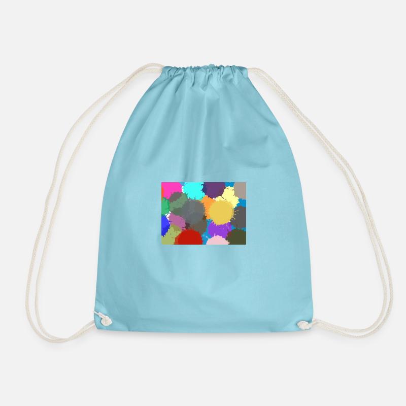 Color - Drawstring Bag - aqua