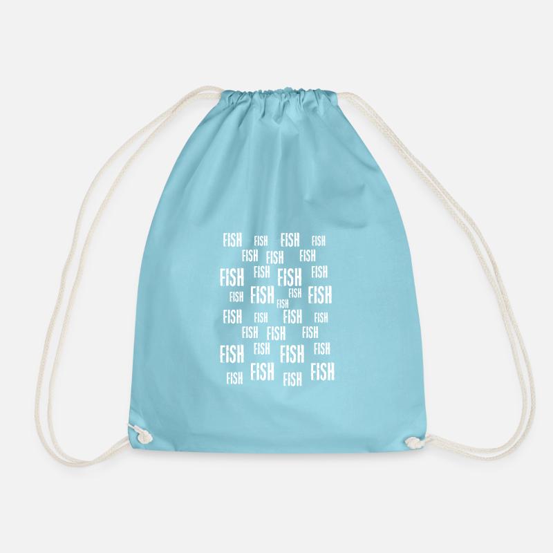 Fish fish fish fish - Sac de sport léger - aqua