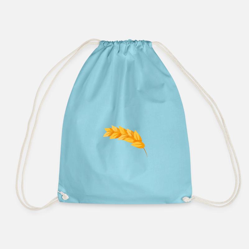 Corn grain corn - Drawstring Bag - aqua