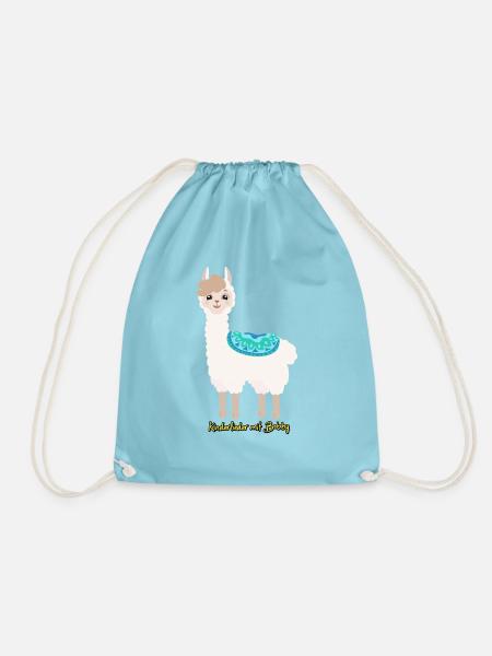 Kinderlieder mit Bobby - Turnbeutel - Aqua