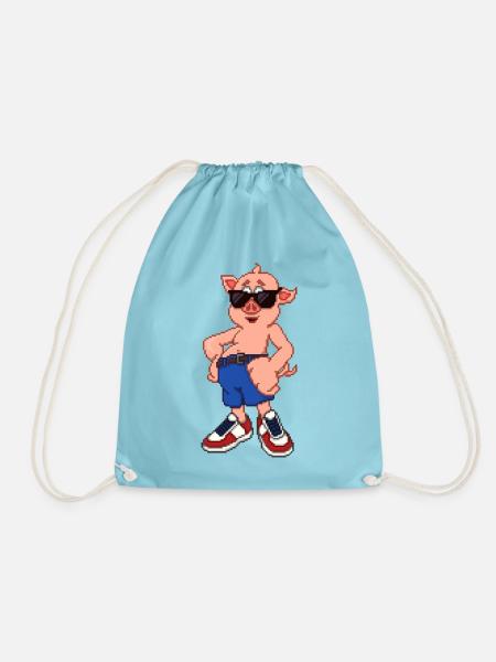 Cool Pig - Turnbeutel - Aqua