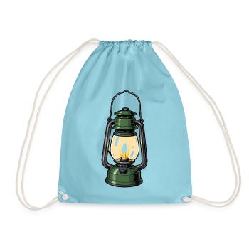 lampe - Turnbeutel - Aqua - Vorne
