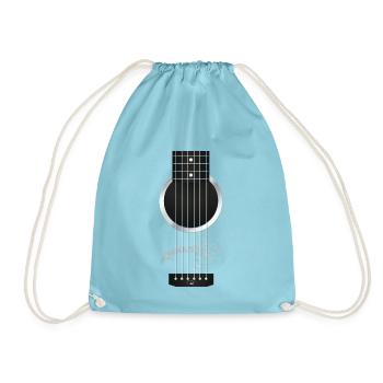 Guitar musicians - Drawstring Bag - aqua - Front