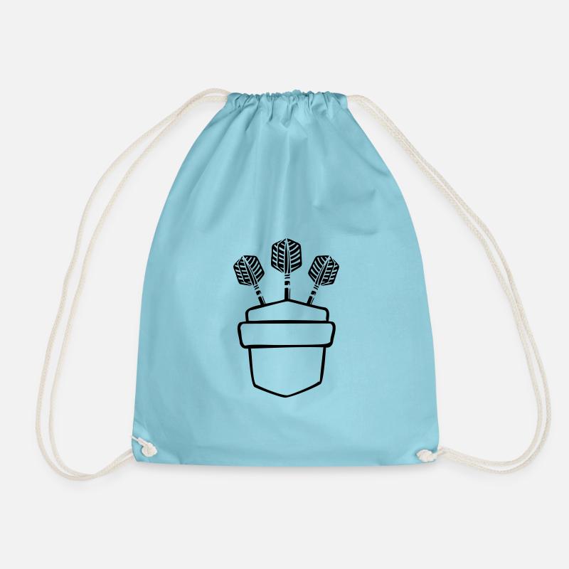 Conception de poche de poitrine de fléchettes pour les amateurs de fléchettes - Sac de sport léger - aqua
