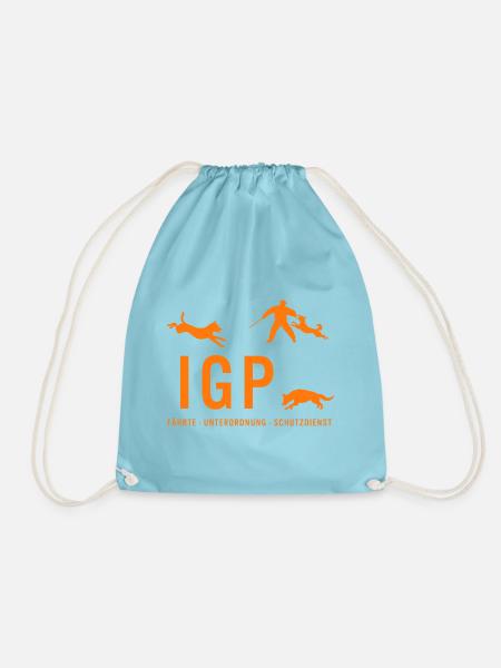 IGP Hundesport - ORANGE - Turnbeutel - Aqua
