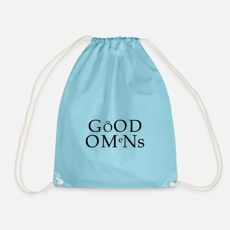 Good Omens Ein Gutes Omen - Drawstring Bag - aqua