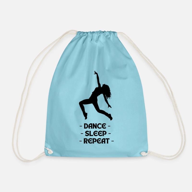 dancesleeprepeat - Turnbeutel - Aqua