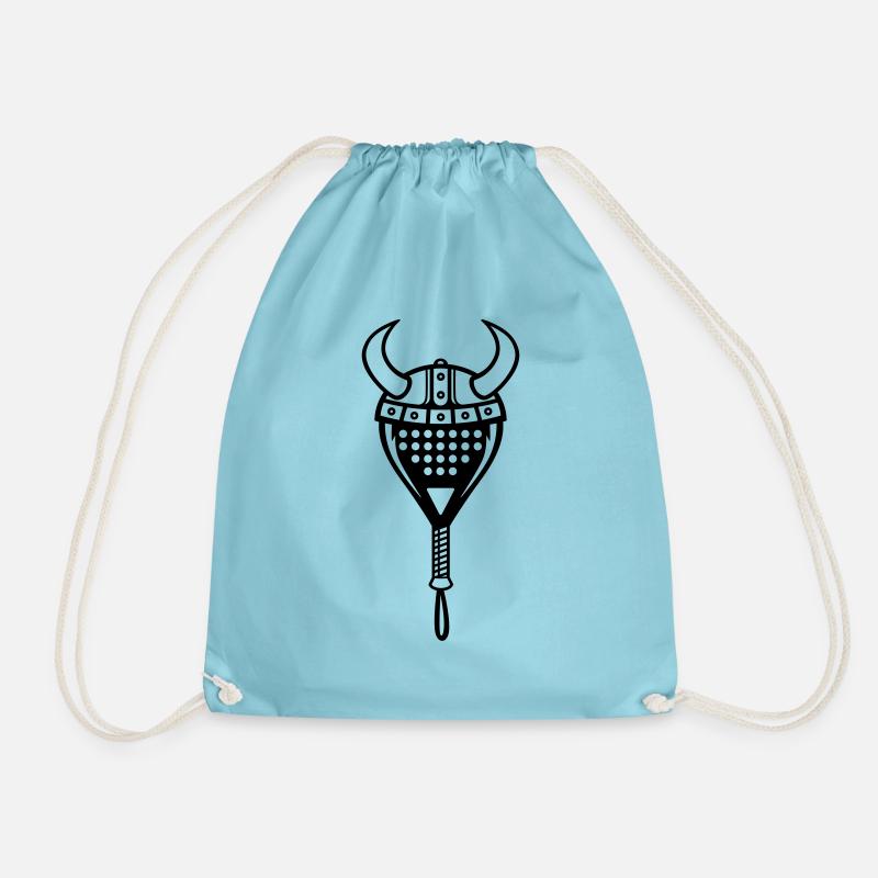 Padel Viking. Schwarze Version - Turnbeutel - Aqua
