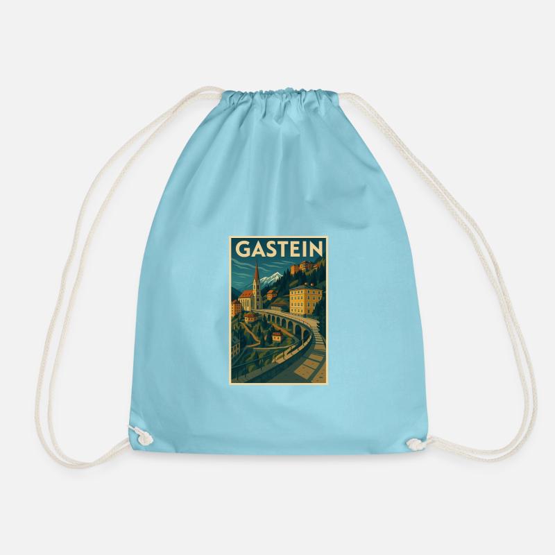 Bad Gastein - Turnbeutel - Aqua