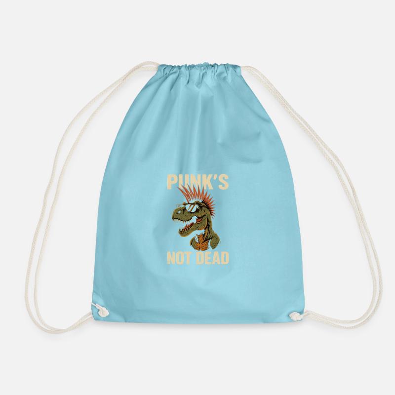 Punk T-Rex - Turnbeutel - Aqua