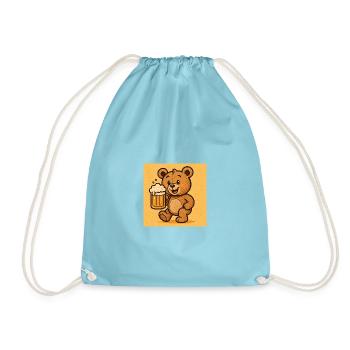 Party sommer design - Turnbeutel - Aqua - Vorne