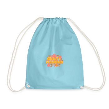 Fleurs et pleurs heureux de culpabilité - Sac de sport léger - aqua - Devant