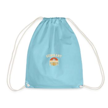 Allemagne Porte de Brandebourg Coucher de soleil - Sac de sport léger - aqua - Devant