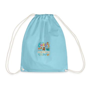 Coordinateur du Chaos – Chemise Funny Sayings pour Elt - Sac de sport léger - aqua - Devant
