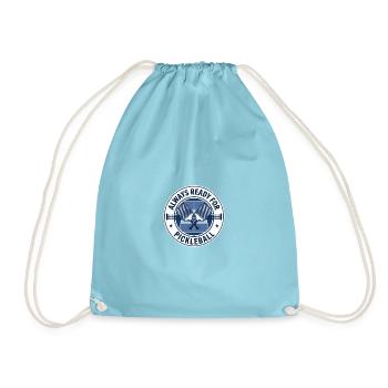 Prêt pour le logo du pickleball - Sac de sport léger - aqua - Devant
