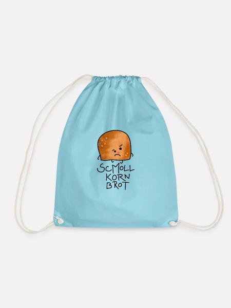 Brot lustig - Turnbeutel - Aqua