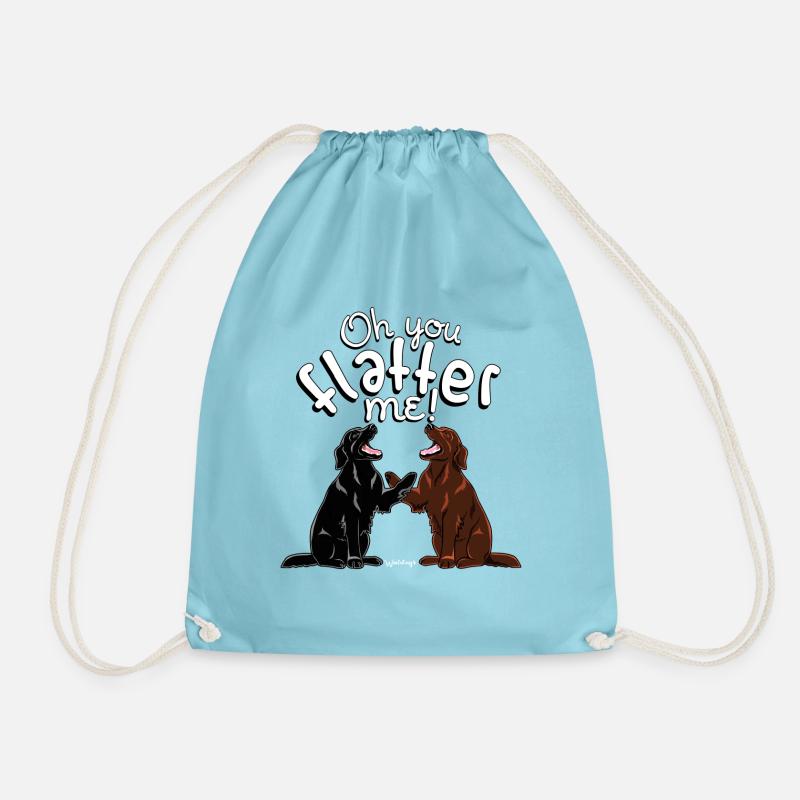 Flattie Oh You 4 - Drawstring Bag - aqua