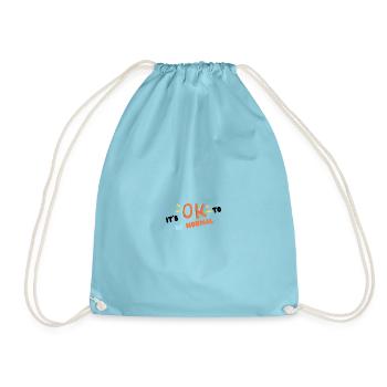 It s ok to be normal (noir) - Sac de sport léger - aqua - Devant