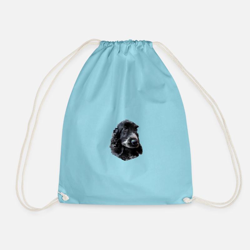 Cocker Spaniel Hund - Turnbeutel - Aqua