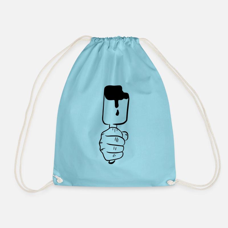Lust auf Eis. - Turnbeutel - Aqua