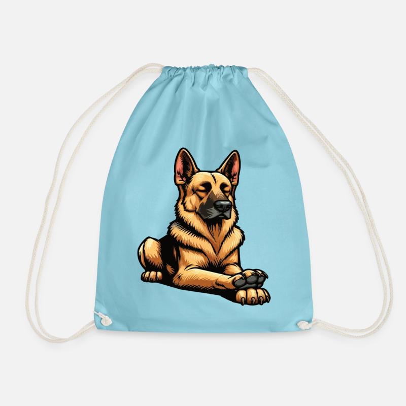 Deutscher Schäferhund Schäferhunde Schäferhunde - Turnbeutel - Aqua