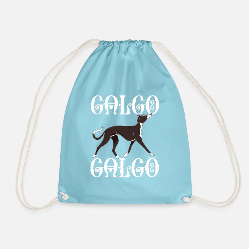 Galgo Galgo 4 - Drawstring Bag - aqua
