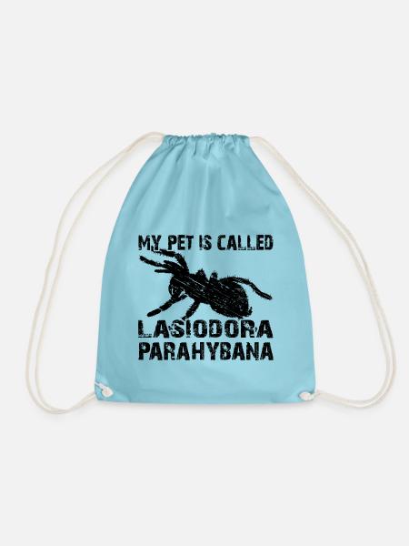 Mein Haustier heisst Lasiodora Parahybana - Turnbeutel - Aqua