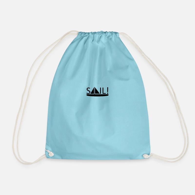 SAIL - Drawstring Bag - aqua