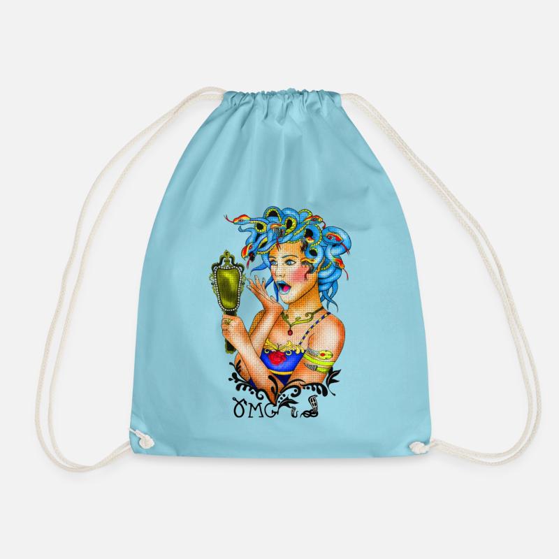 Medusa - Drawstring Bag - aqua