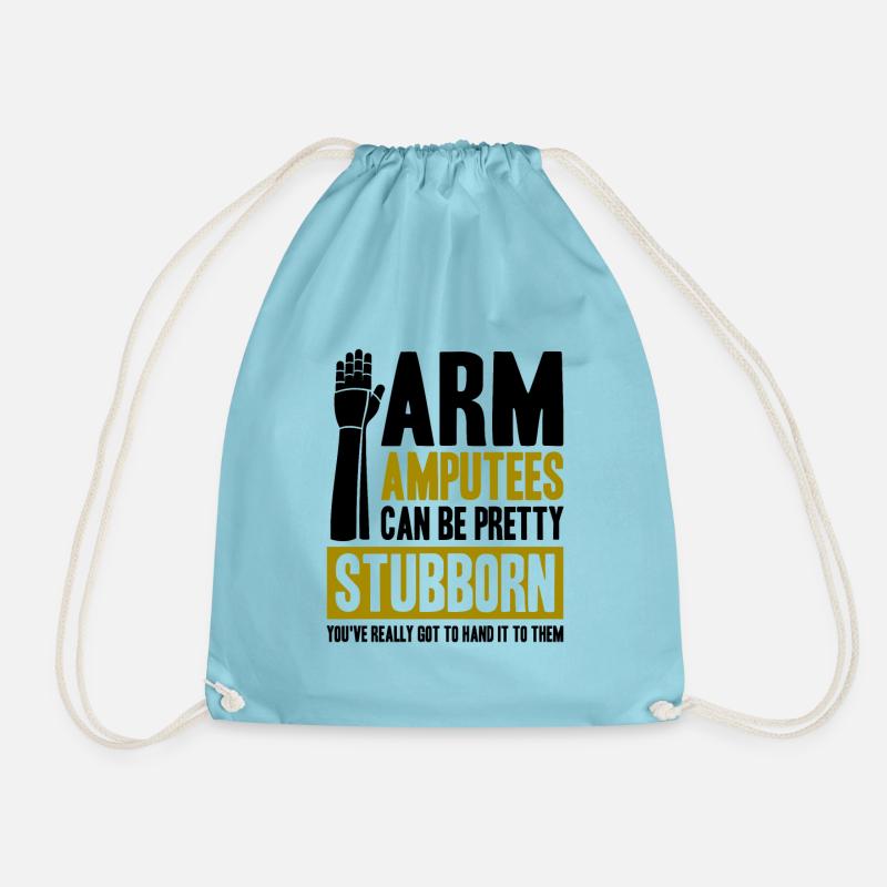 arm Amputees can be pretty - Turnbeutel - Aqua