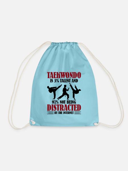 Taekwondo - Turnbeutel - Aqua