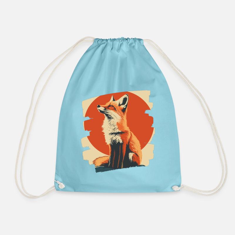 Fuchs - Turnbeutel - Aqua