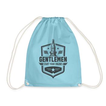 Messieurs, démarrez vos moteurs Sport automobile - Sac de sport léger - aqua - Devant