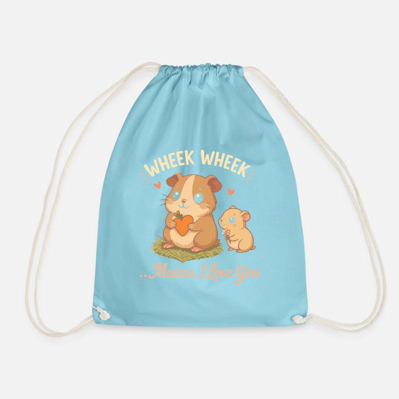 Assistant beekeeper - Drawstring Bag - aqua