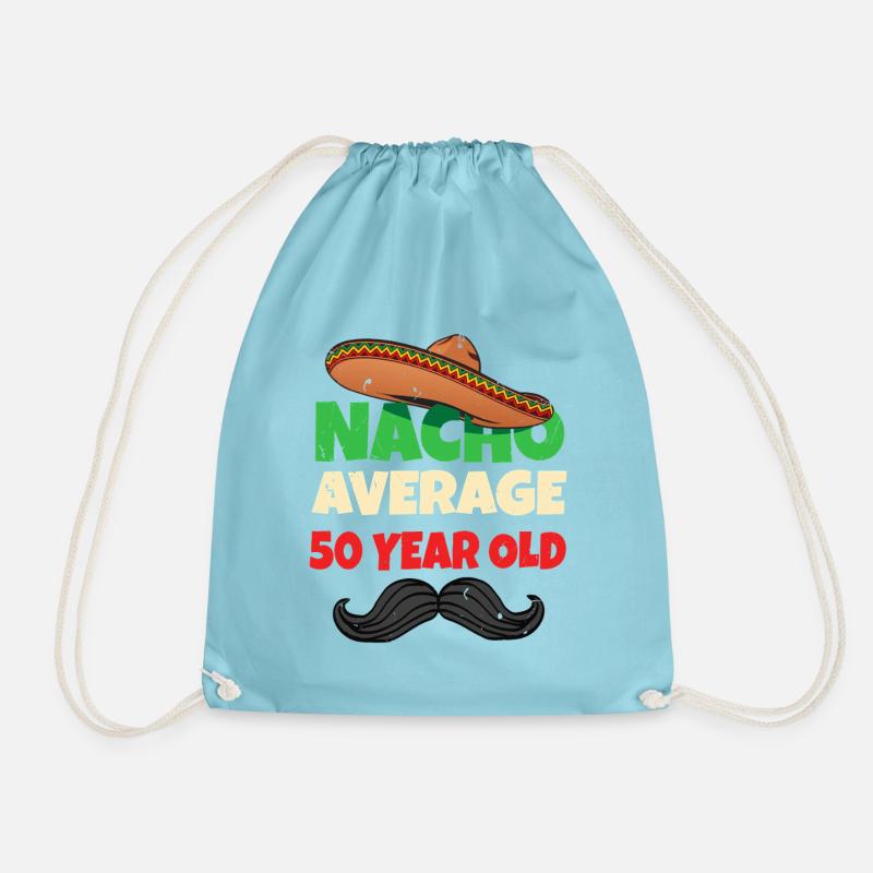 Nacho durchschnittlich 50 Jahre alt - Turnbeutel - Aqua