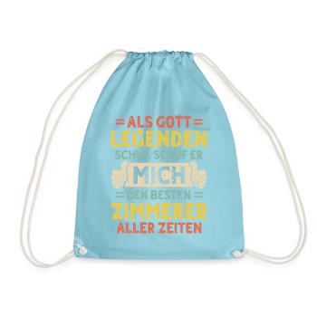 Zimmerer - Turnbeutel - Aqua - Vorne