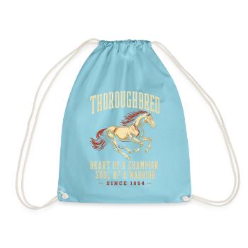 Thoroughbred: Herz eines Champions - Turnbeutel - Aqua - Vorne