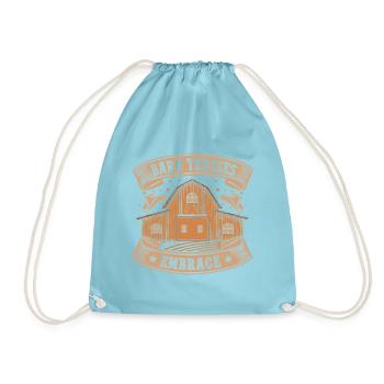 Western Rider Barn Tresses Embrace Cowgirls Rodeo - Turnbeutel - Aqua - Vorne