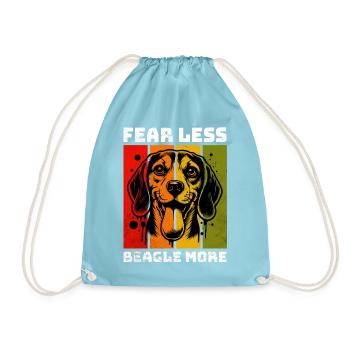 Beagle Beagle - Turnbeutel - Aqua - Vorne