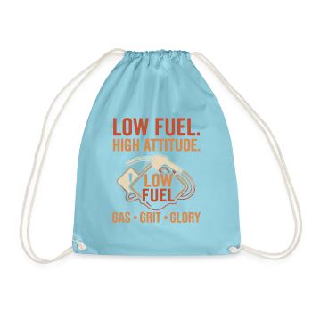 Low Fuel High Attitude Hot Rod Gas Grit Glory - Turnbeutel - Aqua - Vorne
